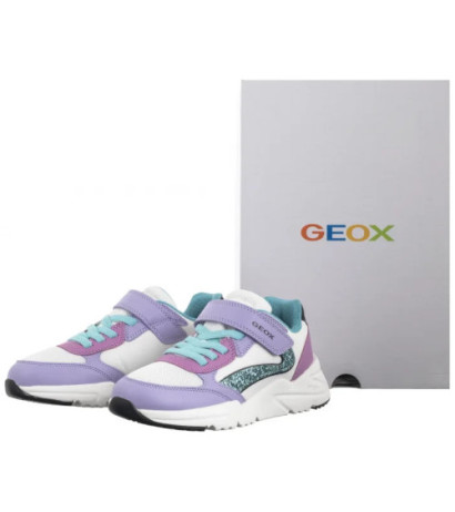 Geox J Loftus A - Gbk+Nylon Lilac/Turquoise J46M2A 054FU C8320 (GE204-a) sportiniai bateliai