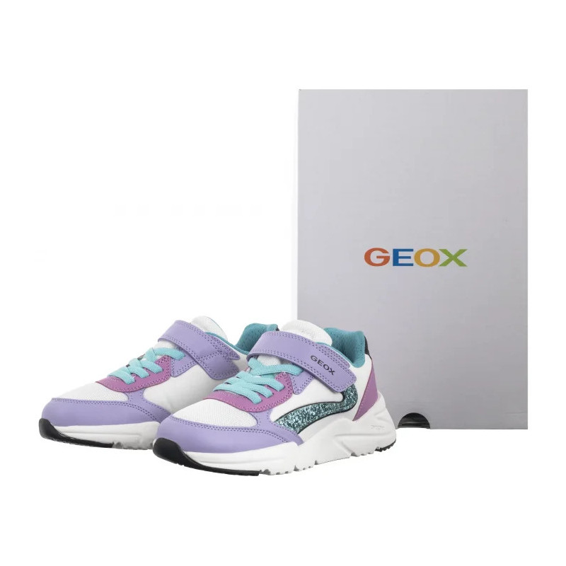 Geox J Loftus A - Gbk+Nylon Lilac/Turquoise J46M2A 054FU C8320 (GE204-a) sportiniai bateliai