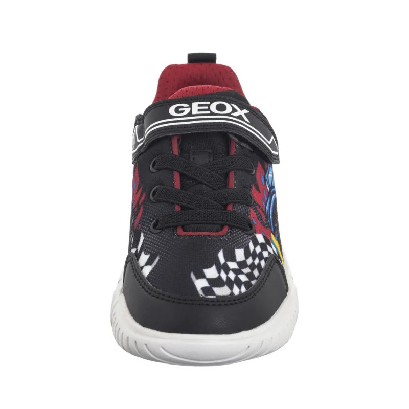 Geox J Wroom B. D -Pr.Mesh + Pr.Dbk Black/Red J55GAD 02ACE C0048 (GE205-a) sportiniai bateliai