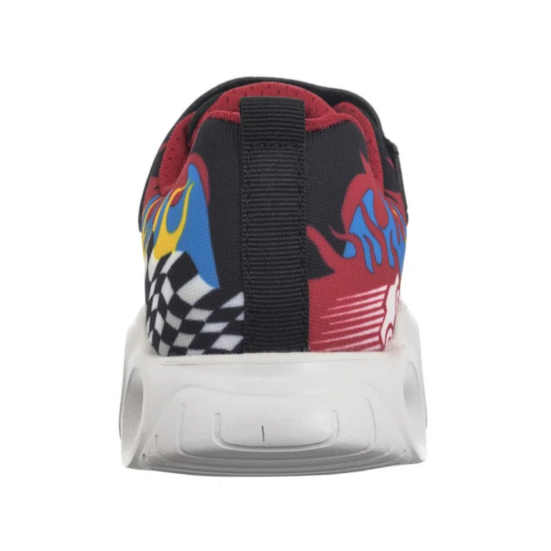 Geox J Wroom B. D -Pr.Mesh + Pr.Dbk Black/Red J55GAD 02ACE C0048 (GE205-a) sportiniai bateliai