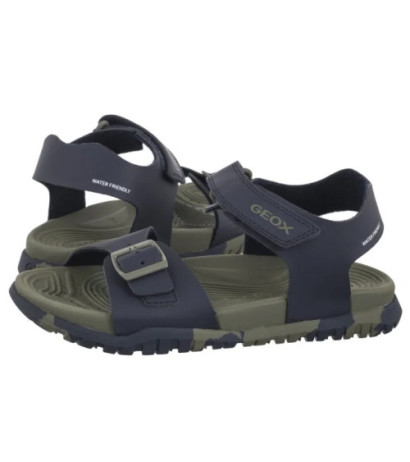 Geox J Sandal Fusbetto B. A Navy/Military J35HMA 00054 CF4A3 (GE172-d) sandalai