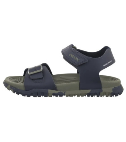 Geox J Sandal Fusbetto B. A Navy/Military J35HMA 00054 CF4A3 (GE172-d) sandales