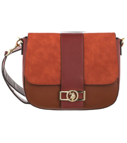 U.S. Polo Assn. Albany Crossb. W/Flap Bag Pu Rust Multicolor BIUYB4900WVP837 (US42-a) rankinė