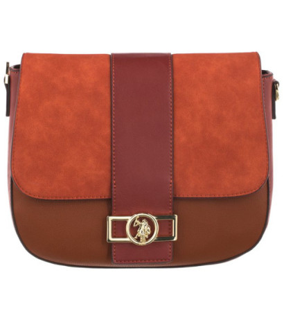 U.S. Polo Assn. Albany Crossb. W/Flap Bag Pu Rust Multicolor BIUYB4900WVP837 (US42-a) rokassoma
