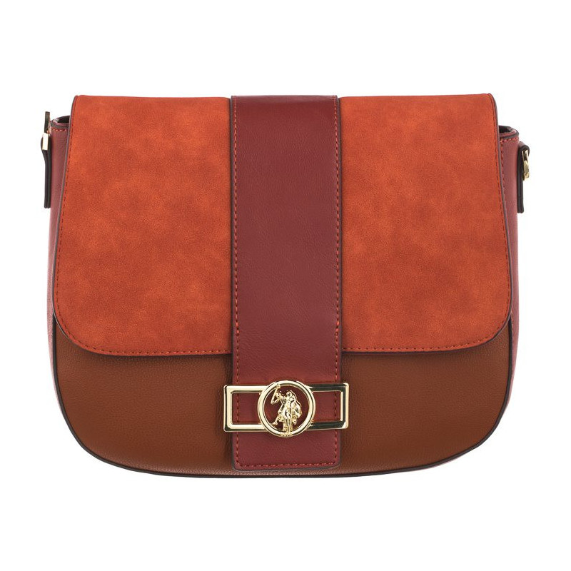 U.S. Polo Assn. Albany Crossb. W/Flap Bag Pu Rust Multicolor BIUYB4900WVP837 (US42-a) rankinė