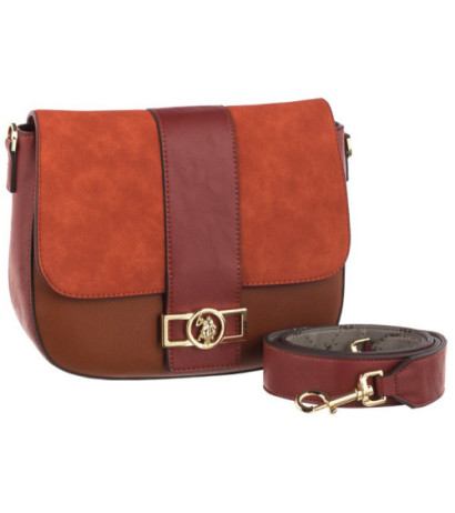 U.S. Polo Assn. Albany Crossb. W/Flap Bag Pu Rust Multicolor BIUYB4900WVP837 (US42-a) rokassoma