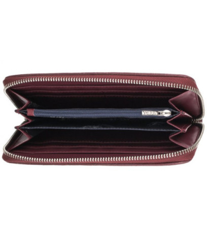 U.S. Polo Assn. New Hailey L Zip Ard Wall Croco Pu Bordeaux BEUHF5162WVR410 (US108-a) handbag