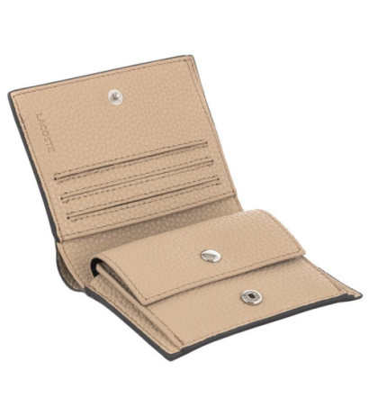 Lacoste Double Purse With Coin Black NF3252AA A91 (LC407-a) rankinė