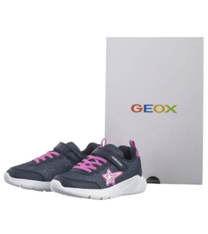 Geox J Sprintye G. A Navy/Fuchsia J55FWA 0AS54 C4268 (GE208-a) sports shoes
