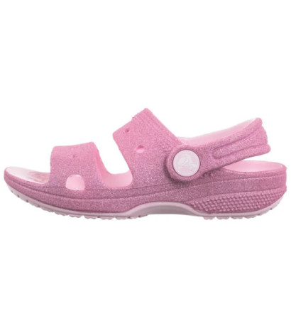 Crocs Classic Crosc Glitter Sandal Pink Milk 207983-6ZW (CR346-a) sandales