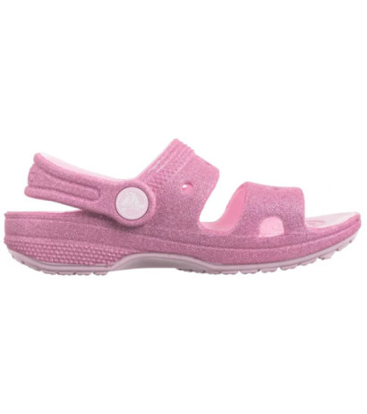 Crocs Classic Crosc Glitter Sandal Pink Milk 207983-6ZW (CR346-a) sandaalid