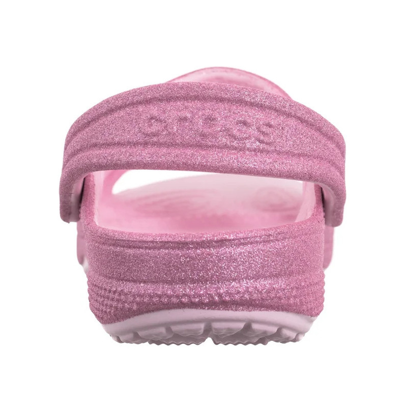 Crocs Classic Crosc Glitter Sandal Pink Milk 207983-6ZW (CR346-a) sandales