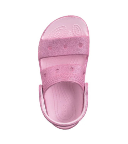 Crocs Classic Crosc Glitter Sandal Pink Milk 207983-6ZW (CR346-a) sandalai