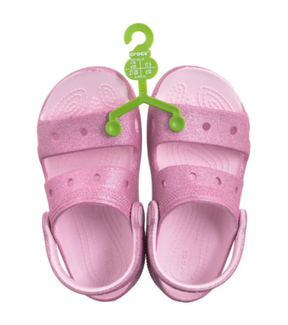 Crocs Classic Crosc Glitter Sandal Pink Milk 207983-6ZW (CR346-a) sandalai