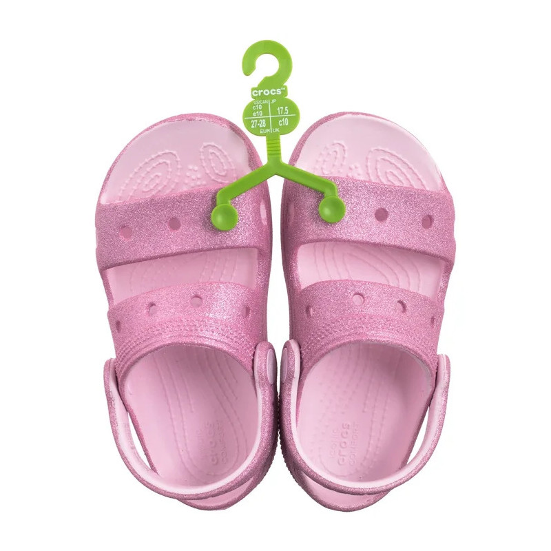 Crocs Classic Crosc Glitter Sandal Pink Milk 207983-6ZW (CR346-a) sandales