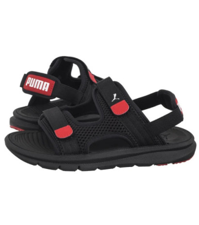 Puma Evolve Sandal Jr Puma Black-Puma White-Red 390449-01 (PU616-b) sandaalid