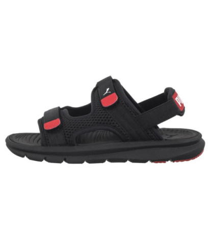 Puma Evolve Sandal Jr Puma Black-Puma White-Red 390449-01 (PU616-b) sandalai