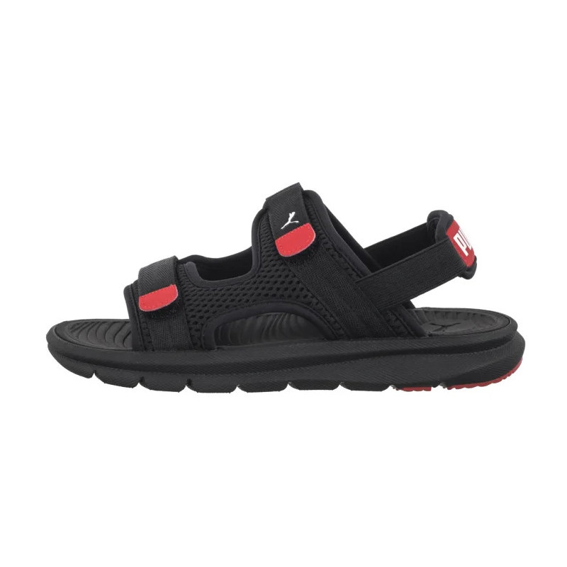 Puma Evolve Sandal Jr Puma Black-Puma White-Red 390449-01 (PU616-b) sandalai