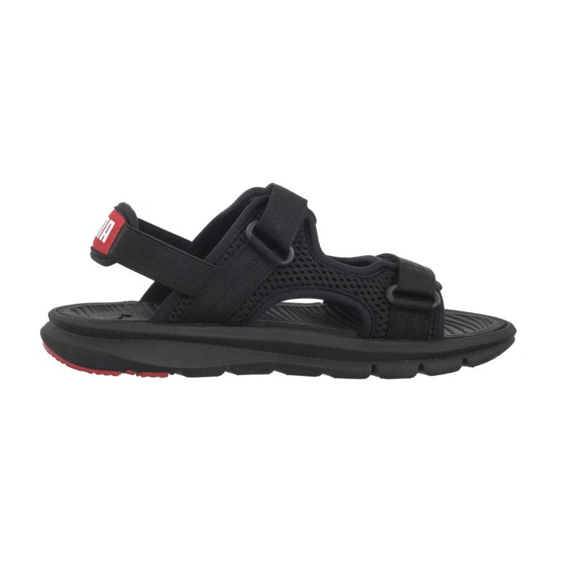 Puma Evolve Sandal Jr Puma Black-Puma White-Red 390449-01 (PU616-b) sandalai