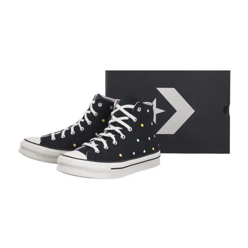 Converse CTAS Eva Lift Hi Black/Vintage White/Egret A12608C (CO762-a) bateliai