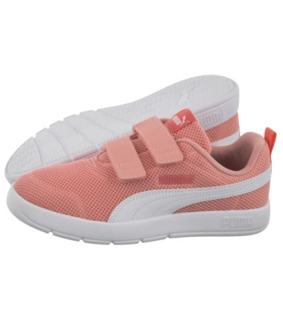 Puma Courtflex V3 Mesh PS Pink Fruit-White-Peach Frost 398085-07 (PU617-a) sports shoes