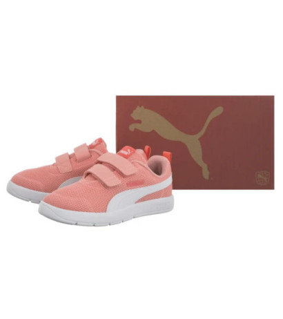 Puma Courtflex V3 Mesh PS Pink Fruit-White-Peach Frost 398085-07 (PU617-a) sports shoes