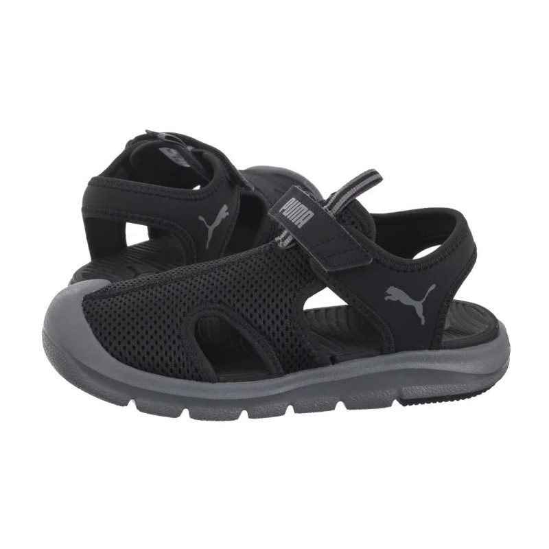 Puma Fun Racer Sandal Mesh Vps Black-Cool Dark Gray 401575-01 (PU620-b) sandals
