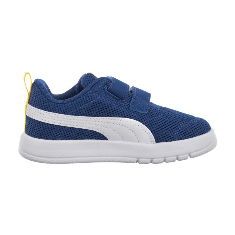 Puma Courtflex V3 Mesh Inf Clyde Royal-White-Yellow 398086-05 (PU619-b) sportiniai bateliai