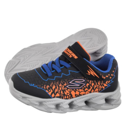 Skechers S Lights Vortex 2.0 - Zorento Blk/Blu/Orange 400603N/BBOR (SK233-a) sports shoes
