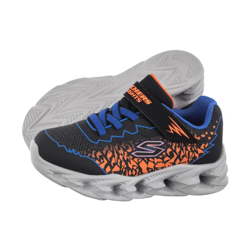 Skechers S Lights Vortex 2.0 - Zorento Blk/Blu/Orange 400603N/BBOR (SK233-a) sportiniai bateliai