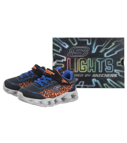 Skechers S Lights Vortex 2.0 - Zorento Blk/Blu/Orange 400603N/BBOR (SK233-a) sporta apavi