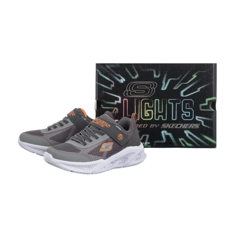 Skechers S Lights Skechers Meteor Lights Krendox Charcoal/Grey 401495L/CCGY (SK238-a) sports shoes