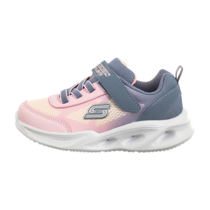 Skechers S Lights Skechers Sola Glow Ombre Deluxe Gray/Light Pink 303714N/GYLP (SK244-a) sportiniai bateliai