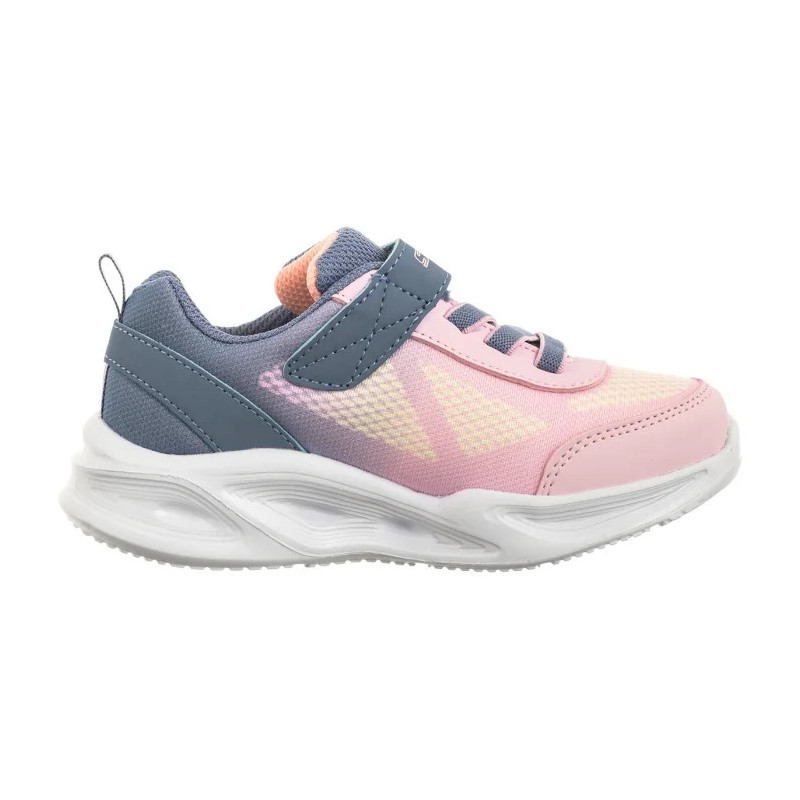 Skechers S Lights Skechers Sola Glow Ombre Deluxe Gray/Light Pink 303714N/GYLP (SK244-a) sports shoes