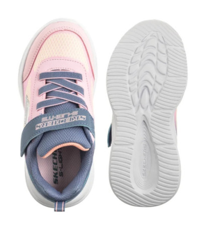 Skechers S Lights Skechers Sola Glow Ombre Deluxe Gray/Light Pink 303714N/GYLP (SK244-a) sports shoes