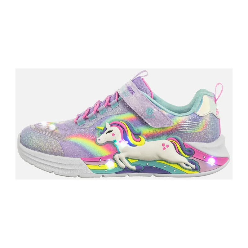 Skechers S Lights Unicorn Chaser Lavender/Multi 302298L/LVMT (SK247-a) sportiniai bateliai