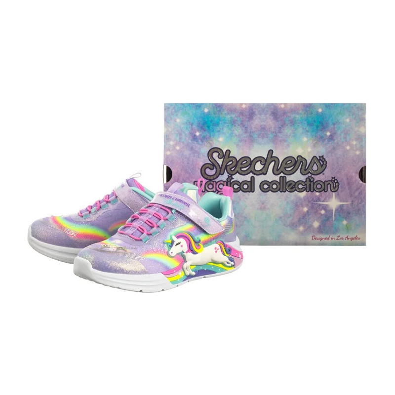 Skechers S Lights Unicorn Chaser Lavender/Multi 302298L/LVMT (SK247-a) sportiniai bateliai