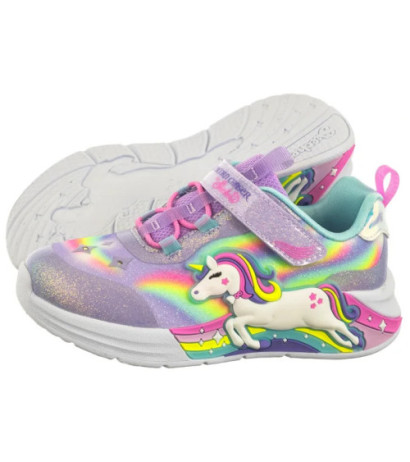 Skechers S Lights - Unicorn Chaser Lavender/Multi 302298N/LVMT (SK248-a) sports shoes