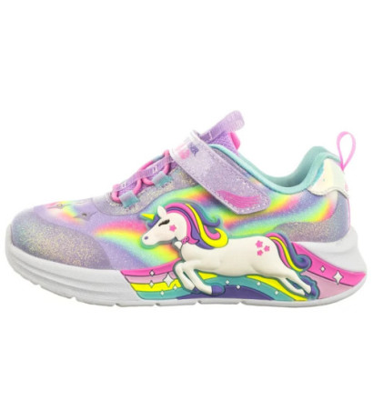 Skechers S Lights - Unicorn Chaser Lavender/Multi 302298N/LVMT (SK248-a) sportiniai bateliai