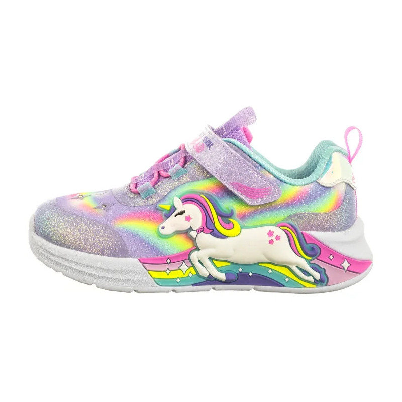 Skechers S Lights - Unicorn Chaser Lavender/Multi 302298N/LVMT (SK248-a) sporta apavi