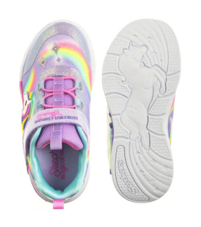 Skechers S Lights - Unicorn Chaser Lavender/Multi 302298N/LVMT (SK248-a) sporta apavi
