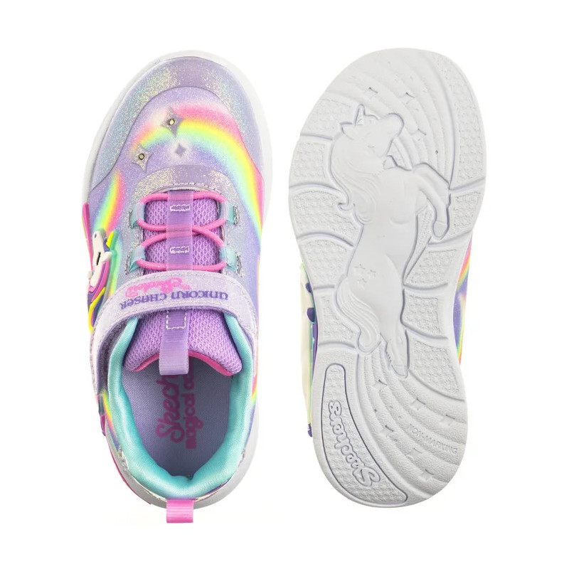 Skechers S Lights - Unicorn Chaser Lavender/Multi 302298N/LVMT (SK248-a) sporta apavi