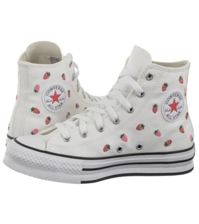 Converse CTAS Eva Lift Hi White/Soft Red/Watermelon Pink A14925C (CO777-a) shoes