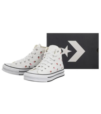 Converse CTAS Eva Lift Hi White/Soft Red/Watermelon Pink A14925C (CO777-a) apavi