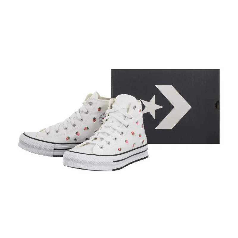 Converse CTAS Eva Lift Hi White/Soft Red/Watermelon Pink A14925C (CO777-a) apavi