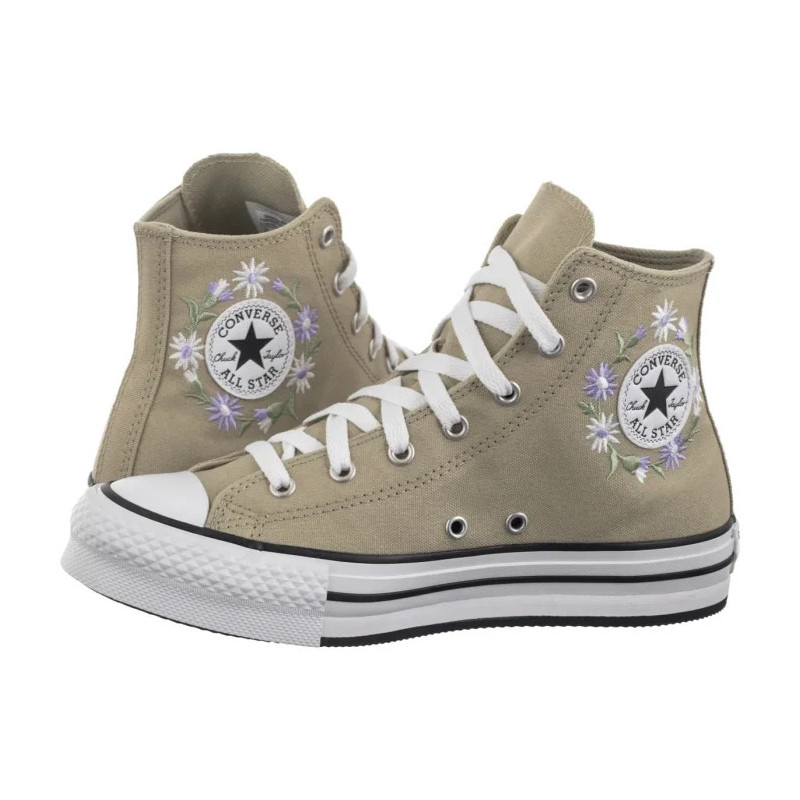 Converse CTAS Eva Lift Hi Pale Surplus/White/Violet Heat A11825C (CO778-a) bateliai