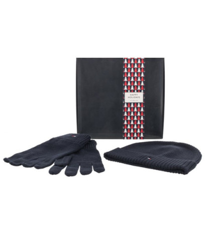 Tommy Hilfiger Essential Beanie & Gloves Gp AM0AM10490 DW6 (TH593-b) aksesuaras