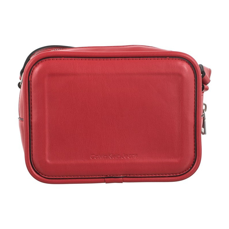 Calvin Klein Sculpted Camera Bag Pipping K60K610309 XL6 Dark Candy Apple (CK179-b) handbag