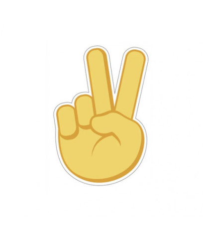 Crocs Jibbitz™ charms Peace Hand Sign 10007207 (CR289-a) aksesuaras