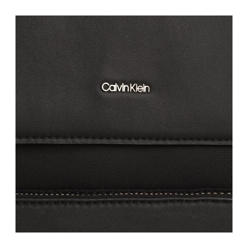 Calvin Klein CK Must Campus Backpack W/Flap Black K60K610742 BAX (CK293-a) mugursoma